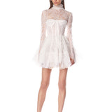 Daphne Ivory Long Sleeve Mini Dress