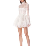 Daphne Ivory Long Sleeve Mini Dress