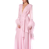 Geisha Pink Maxi Dress