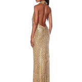 Iris Gold Gown