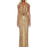 Iris Gold Gown