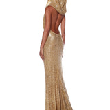 Iris Gold Gown