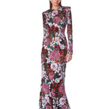 Delaney Pink Multi Gown