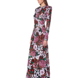 Delaney Pink Multi Gown