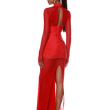 Julianna Red Maxi Dress