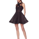 Charlotte Black Mini Dress