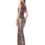 Violet Gold Multi Maxi Dress - SAMPLE