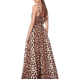 Inara Leopard Midi Dress - Sample