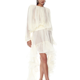 Calia Chiffon Long Sleeve Blouse