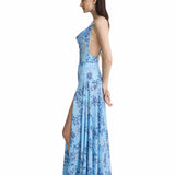 Leo Blue Poppy Gown - Sample