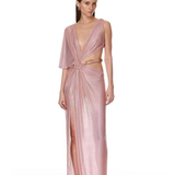 Morocco Asymmetrical Diamond Gown