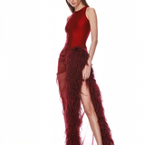 Gaia Ruby Mesh Bodysuit