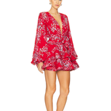 Bedouin Cherry Blossom Mini Dress