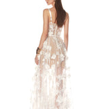 Anastasia White Maxi Dress - SAMPLE