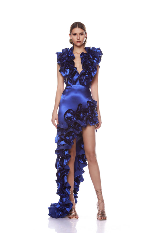 Aurora Cobalt Blue Gown