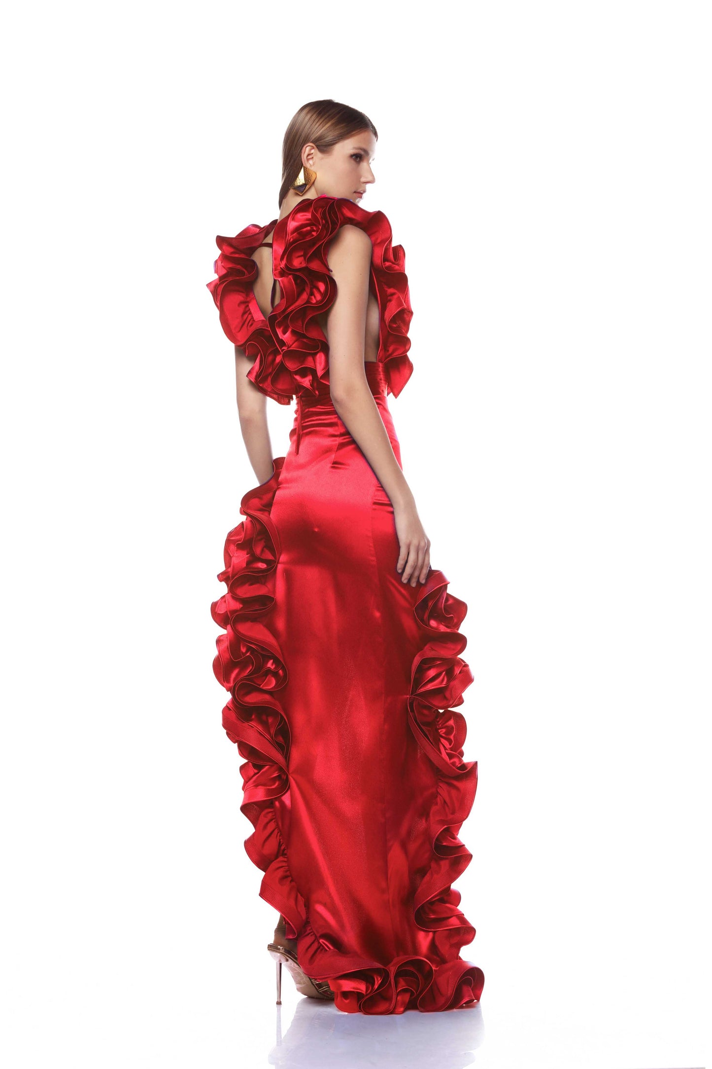 Aurora Red Gown