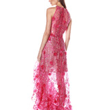 Sicilia Pink Sequin Maxi Dress - SAMPLE