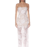 Sophia White Maxi Dress