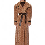 Look 7: Long Teddy Coat