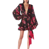 Bedouin Pink Lily Mini Dress
