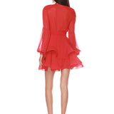 Bedouin Red Mini Dress