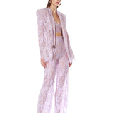 Capri Lilac Lace Blazer - SAMPLE