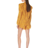 Capri Marigold Lace Blazer - SAMPLE