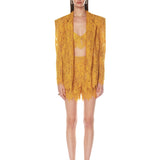Capri Marigold Lace Blazer - SAMPLE