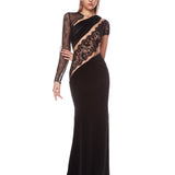 Cobra One Shoulder Gown