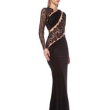 Cobra One Shoulder Gown