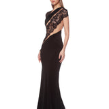 Cobra One Shoulder Gown