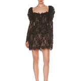 Colette Lace Long Sleeve Mini Dress