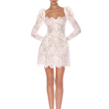 Colette Lace Long Sleeve Mini Dress