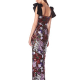 Dahlia Purple Multi Maxi Dress