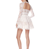 Daphne Ivory Long Sleeve Mini Dress