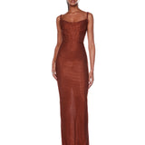 Della Copper Gown - Sample