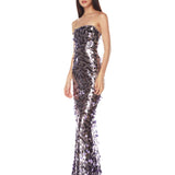 Farah Lilac Strapless Gown - SAMPLE