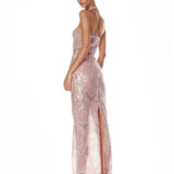 Giselle Blush Maxi Dress