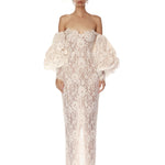 Colette Blanc Off the Shoulder Gown - Pre Order - BRONX AND BANCO