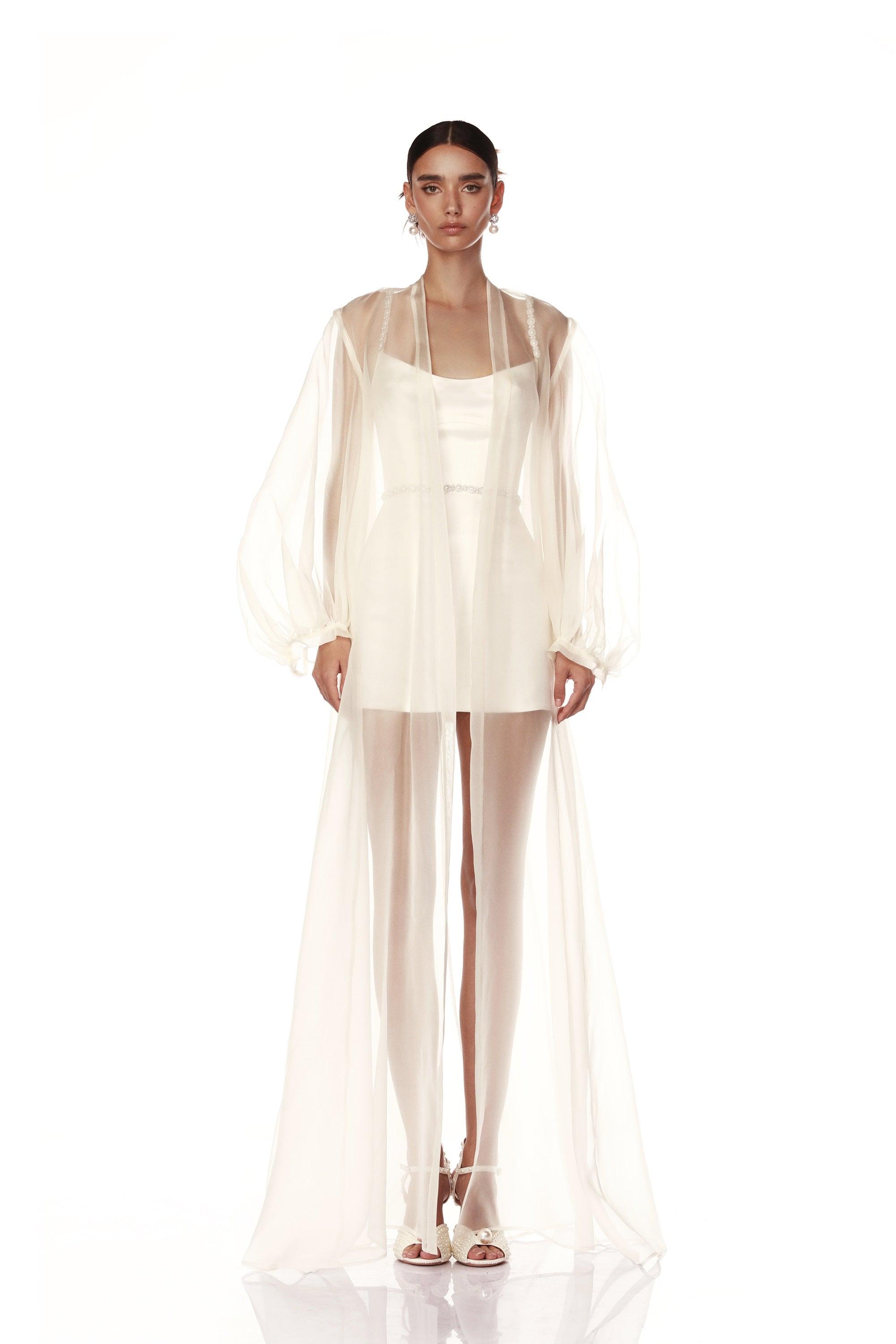 Chloe Sheer Blanc Cape - Pre Order - BRONX AND BANCO