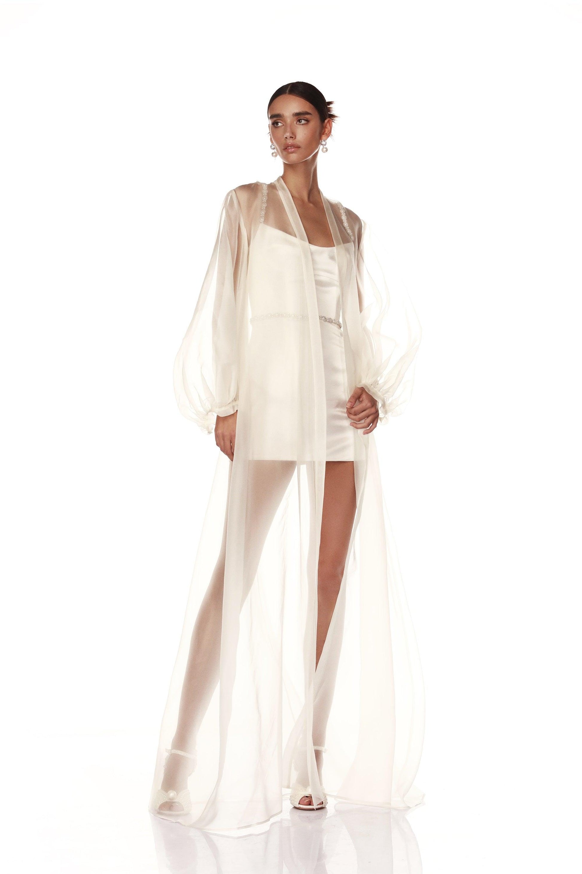 Chloe Sheer Blanc Cape - Pre Order - BRONX AND BANCO