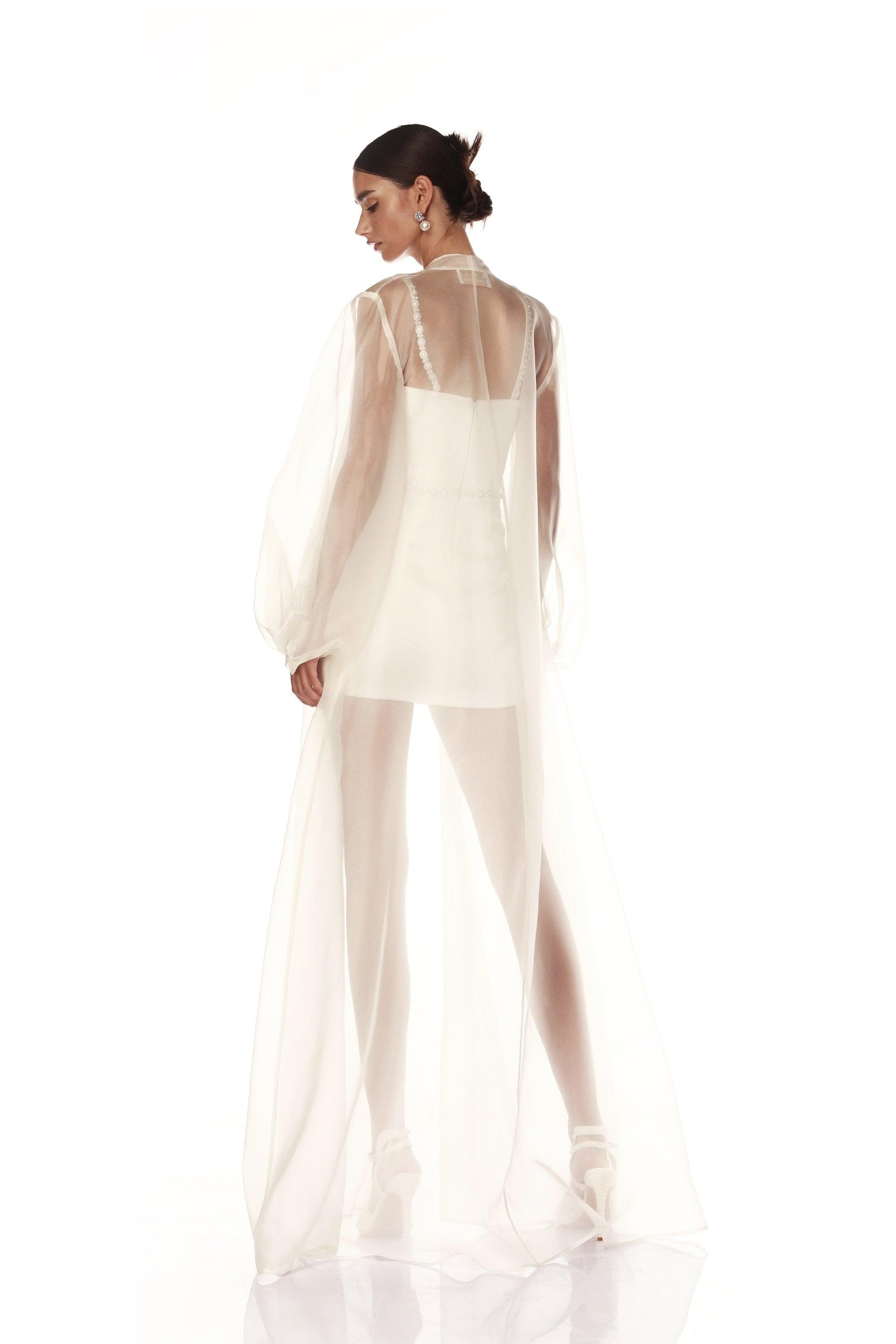 Chloe Sheer Blanc Cape - Pre Order - BRONX AND BANCO