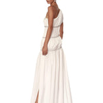 Grecian Blanc One Shoulder Gown - Pre Order - BRONX AND BANCO