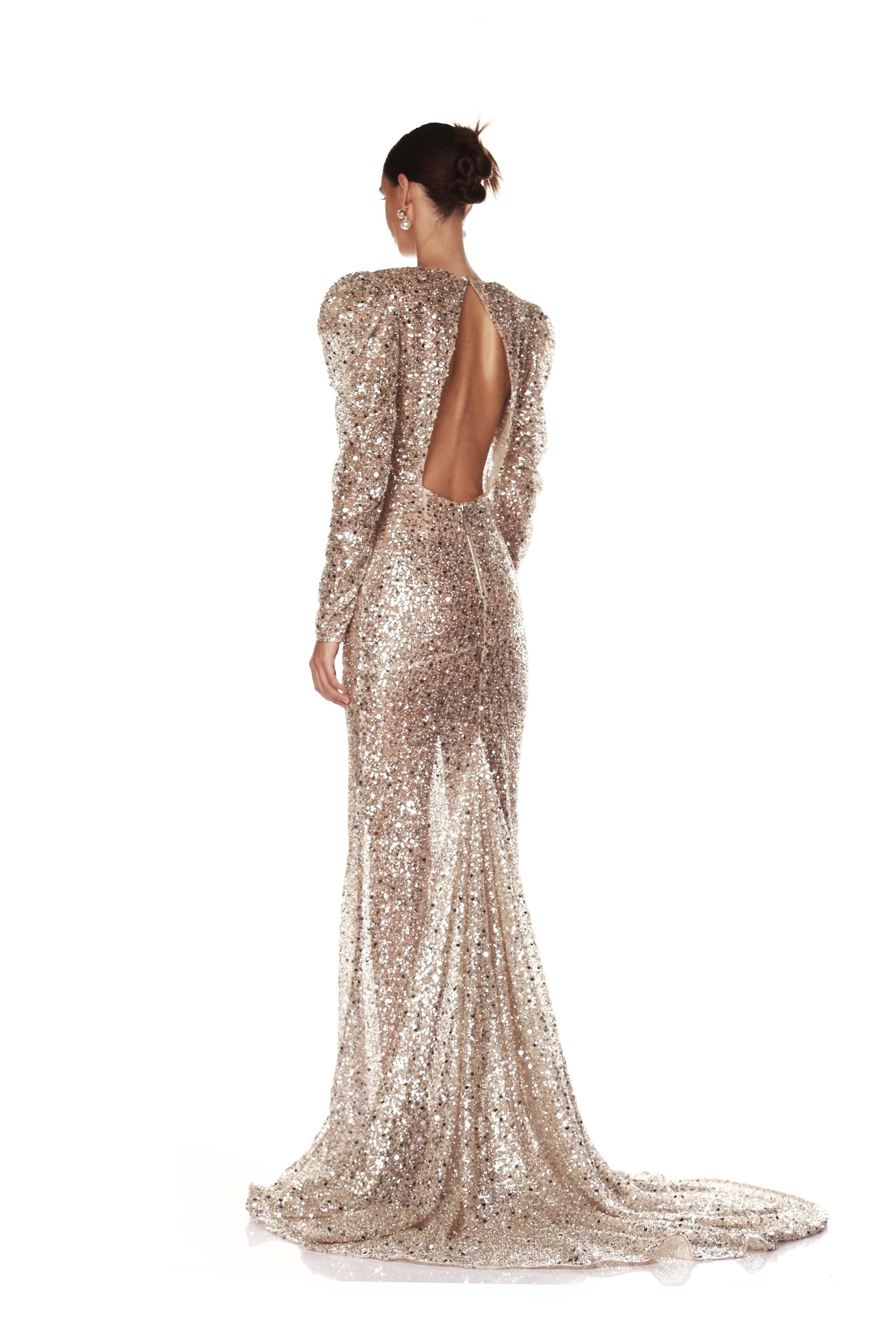 Tessa Silver Gown - Pre Order - BRONX AND BANCO