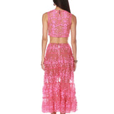 Megan Pink Two Piece Set