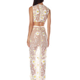 Jasmine White Multi Two Piece Set