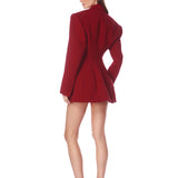 Jayne Red Blazer Dress