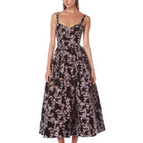 Lydia Black Multi Midi Dress