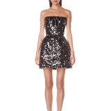 Maraya Black Sequin Mini Dress