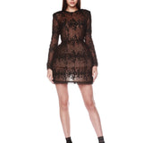 Masey Noir Mini Dress